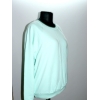 Cieplutka gruba bluza sportowa ze ściągaczami - pistacja